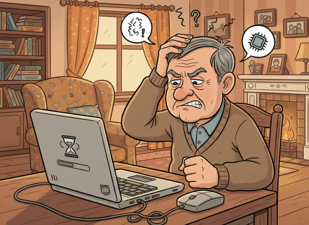 Lethbridge resident frustrated with slow laptop before SSD upgrade and tune-up